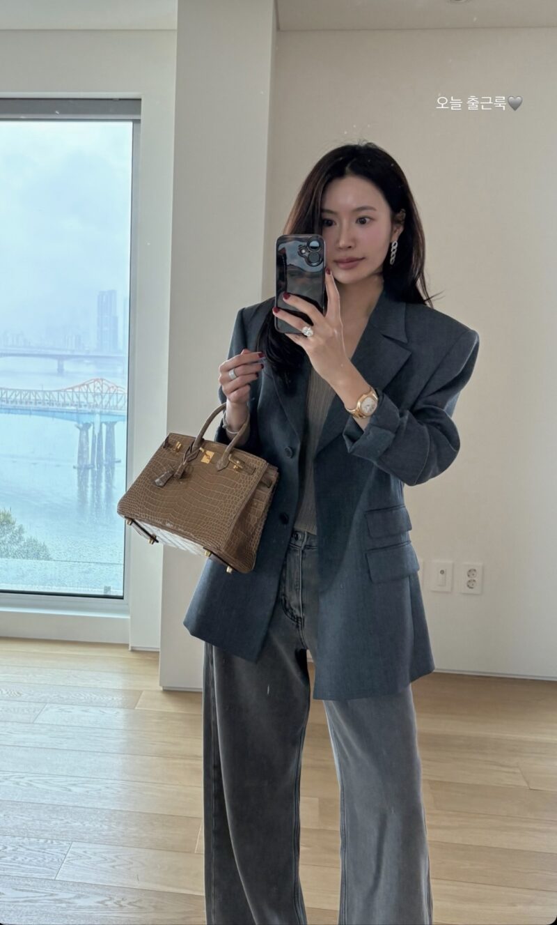 ELBORN夏季羊毛西裝外套｜炭灰
