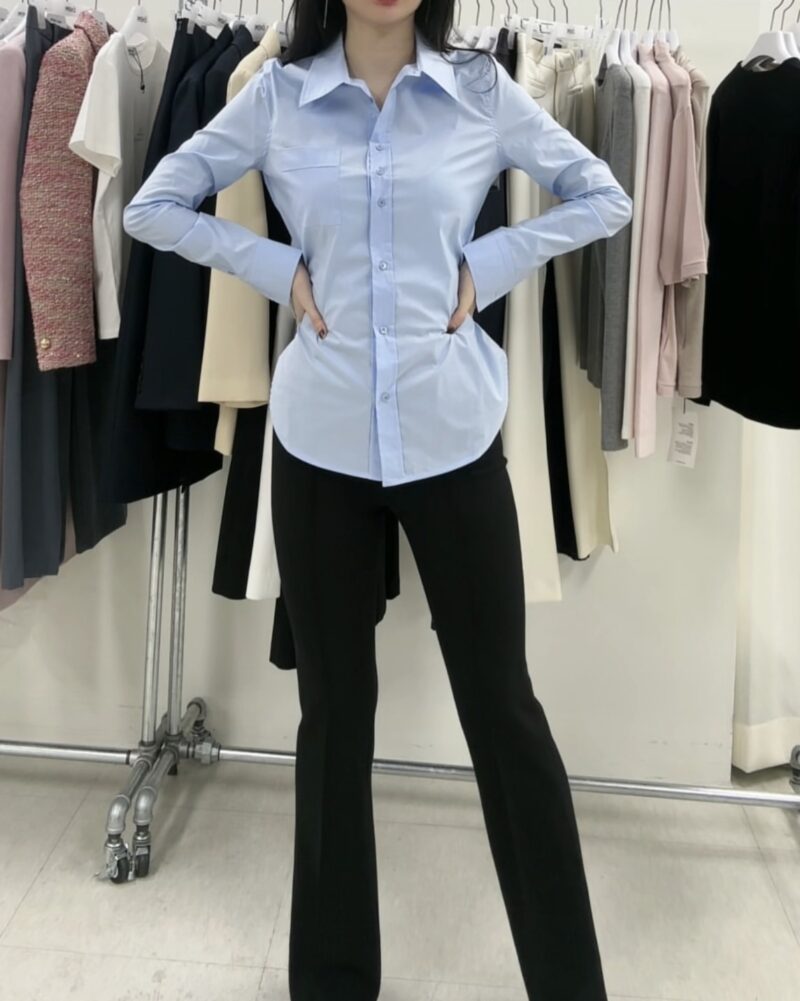 THE CHEMI 光澤感經典襯衫｜2色