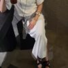 Serene半開襟側開衩連身裙｜2色