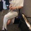 Serene半開襟側開衩連身裙｜2色