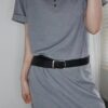 Serene半開襟側開衩連身裙｜2色