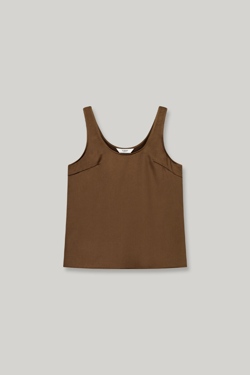 ELBORN 圓領光澤背心｜三色