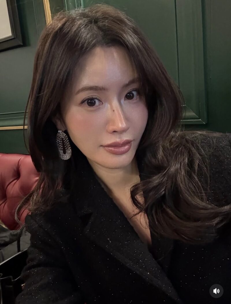 ELBORN 粗花呢外套式洋裝｜黑