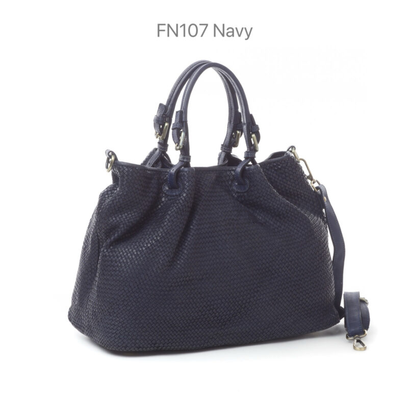 IMG_2840 FN107 義大利水洗真皮|細編織手提肩背托特包・中款(附長背帶)