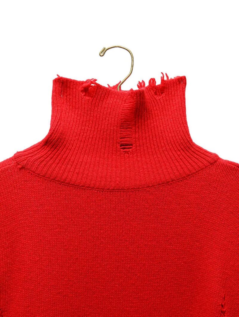 462db7fd4d03e32e4bc245928d73e524 Vintage Cut-Off 羊絨混紡高領針織上衣