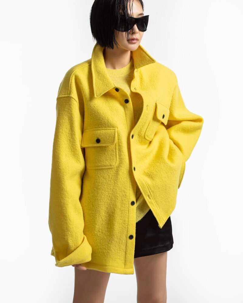 Casentino Wool 大口袋襯衫外套
