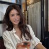 ELBORN 奶油條紋真絲襯衫