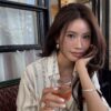 ELBORN 奶油條紋真絲襯衫