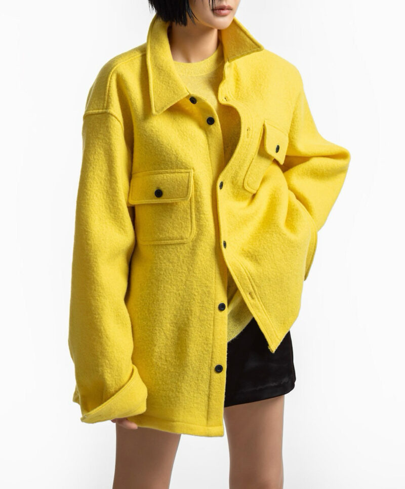 Casentino Wool 大口袋襯衫外套