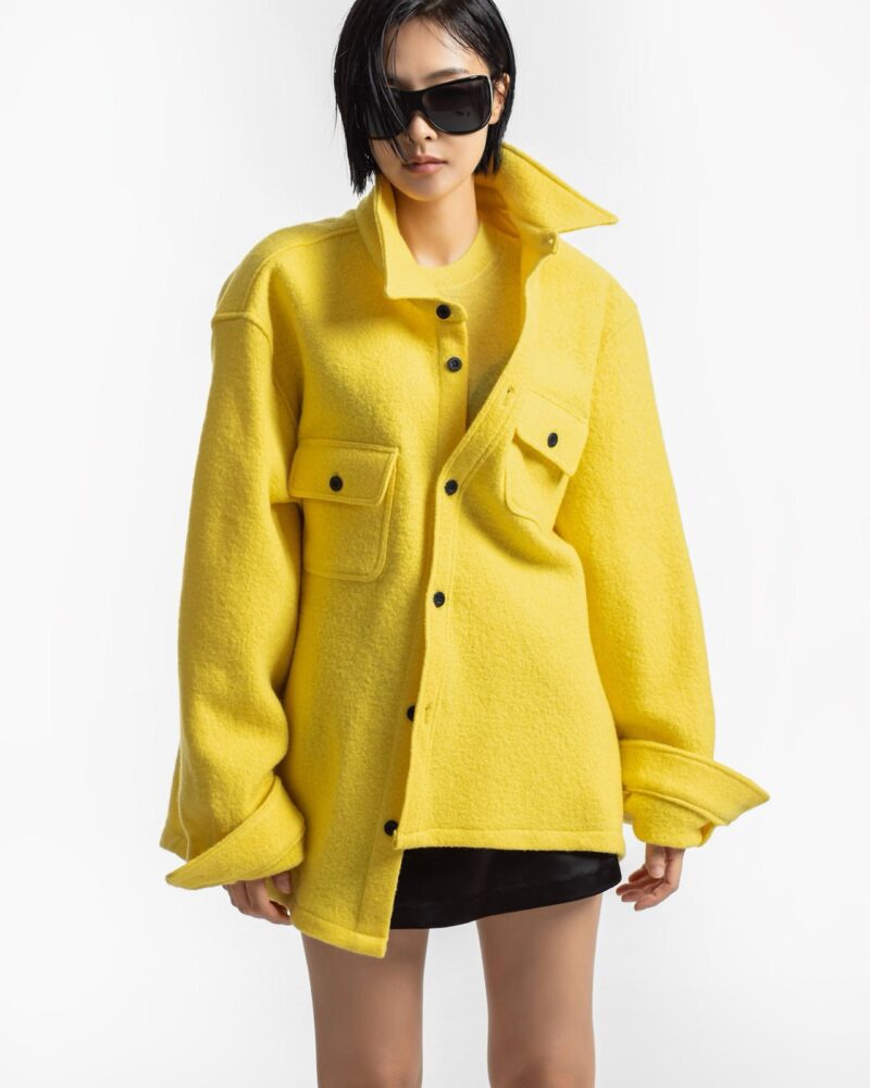 Casentino Wool 大口袋襯衫外套